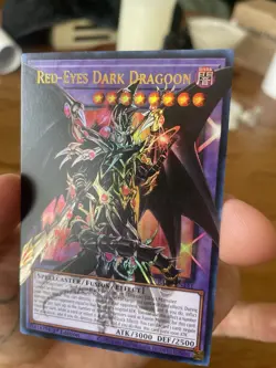 Yu-Gi-Oh! TCG Red-Eyes Dark Dragoon Ultra Rare Extended Overframe Mint Condition - Image 5