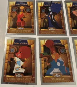 2025 Topps Chrome Disney, Comp 8 Card Zootopia Insert Set+8 Diff Emperors Groove - Image 4
