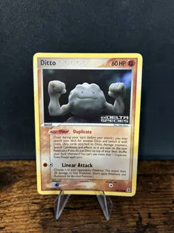 Ditto (Geodude) 62/113 EX Delta Species Stamped Reverse Holo 2005 - Image 1