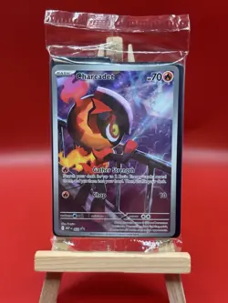 Pokemon TCG Charcadet MEP 022 Phantasmal Flames Black Star Promo Sealed (NM) - Image 1