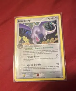 Pokemon Aerodactyl 70HP Holo Rare Legend Maker 1/92 Stage 1 Card English - Image 1