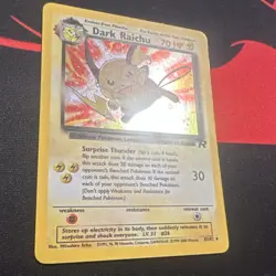 Pokemon Dark Raichu 83/82 Team Rocket Secret Rare Holo 70 HP English Card - Image 3