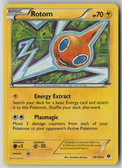 Rotom 24/124 Pokemon TCG XY Fates Collide Rare Near Mint Card (NM) 1 - Image 1