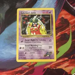 Pokemon Gym Heroes Sabrina's Jynx 59/132 Uncommon WotC 2000 TCG Vintage Card - Image 1