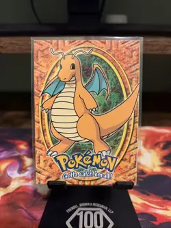 Pokemon Topps trading Dragonite Card evolution - Image 1