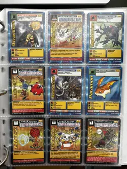Digimon Cards 1999 Bandai Assortment of 74 Cards Diagital Monsters - Image 1