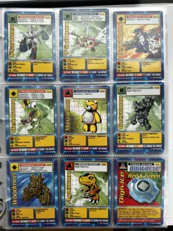 Digimon Cards 1999 Bandai Assortment of 74 Cards Diagital Monsters - Image 3
