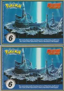 Seel, Dewgong, Evolution Set Pokemon Poketrivia Movie Cards Burger King 1999 - Image 2