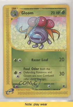Gloom Pokemon e-Card Series Expedition #78 2002 READ 0b3 - Image 1