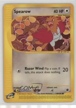 Spearow Pokemon e-Card Series Expedition #130 2002 - Image 1