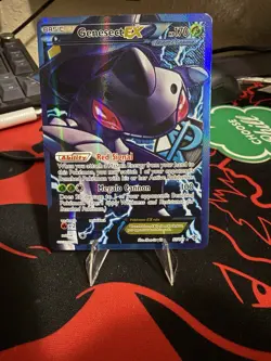 Pokemon Genesect EX TCG Full Art Ultra Rare Holo Card Plasma Blast 97/101 - Image 1