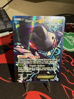 Pokemon Genesect EX TCG Full Art Ultra Rare Holo Card Plasma Blast 97/101 - Image 2