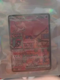Pokemon Mew EX 053 SEALED Black Star PROMO card Scarlet & Violet 151 - Image 2