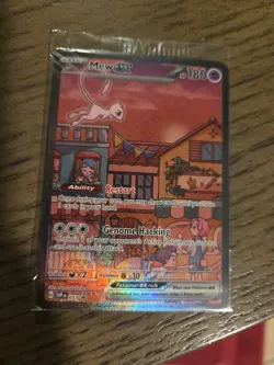 Pokemon Mew EX 053 SEALED Black Star PROMO card Scarlet & Violet 151 - Image 5