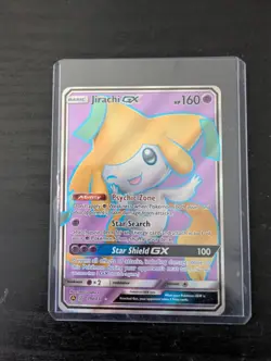 Shiny Jirachi Pokemon Card in Slip Case - Image 1