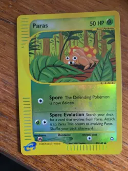 Reverse Holo Pokemon TCG Card Paras 99/147 - Image 1