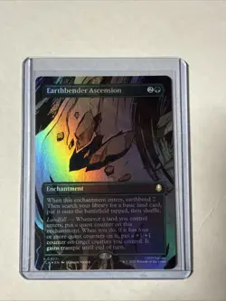 MTG Earthbender Ascension (Borderless) Avatar: The Last Airbender Foil - Image 1
