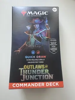 Magic MTG - Outlaws of Thunder Junction Quick Draw Commander Deck - NEW/SEALED - Image 1