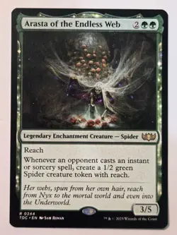 MTG Arasta of the Endless Web Tarkir: Dragonstorm Commander 0244 Regular Rare - Image 2