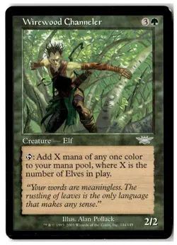 MTG Wirewood Channeler - Legions Moderately Played English - Image 1