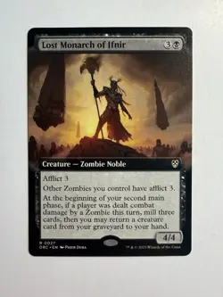 Lost Monarch of Ifnir (Extended Art) 27 MTG Commander: Aetherdrift - Image 1