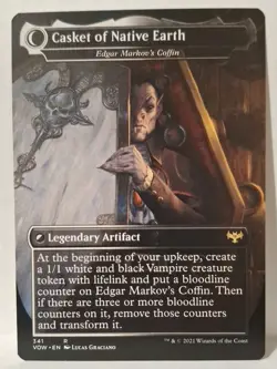 MTG Dracula the Voyager/Casket of Native Earth x1 Regular NM/PFresh! - Image 2