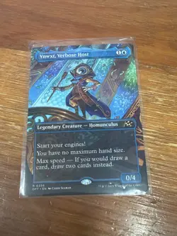 Vnwxt, Verbose Host (Borderless) #356 (NM) Aetherdrift DFT Magic MTG - Image 1