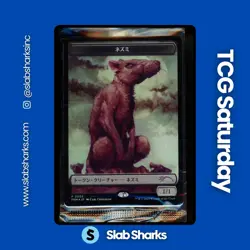 2023 MAGIC THE GATHERING JP PROMO #0003 RAT TOKEN CREATURE - Image 1