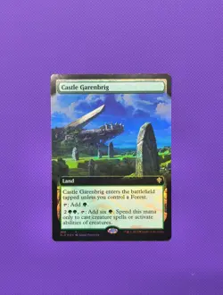 Mtg Foil Castle Garenbrig (Extended Art) Throne of Eldraine Magic EDH - Image 1
