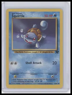 Squirtle 68/82 Team Rocket - Vintage WOTC Pokemon Card - NM - Image 1