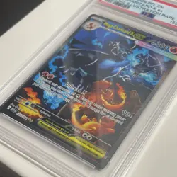 Pokemon Mega Charizard X EX 125/094 Phantasmal Flames Holo Rare PSA 8 2025 - Image 4