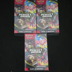 Pokemon Mega Evolution Perfect Order Booster Bundle Lot 3 - Sealed Boxes - - Image 1