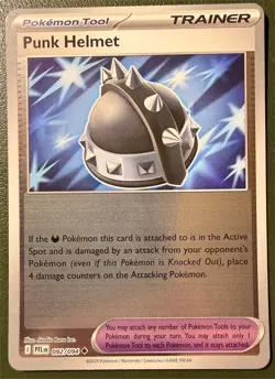 Pokemon TCG Punk Helmet 92/94 Phantasmal Flames Reverse Holo NM - Image 1