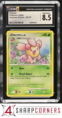 2009 POKEMON SUPREME VICTORS #55 CHERRIM CGC 8.5 - Image 1