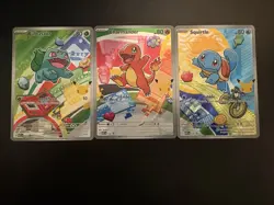 Pokemon First Partners Illustration Collection MEP Bulbasaur Charmander Squirtle - Image 2