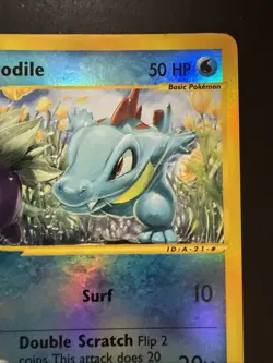 2002 Pokemon TCG Totodile Expedition Base Set 134/165 Reverse Holo - Image 3