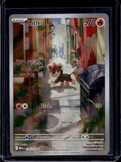2025 Pokemon Mega Evolution Litleo Illustration Rare #139/132 - Image 1