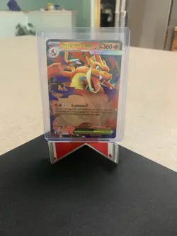 Pokemon TCG Mega Charizard Y EX Full Art Holo 360 HP 022/217 Ancient Origins - Image 3