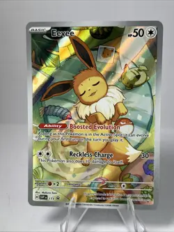 Pokemon TCG Eevee 173 Holo Promo Prismatic Evolutions - Image 1