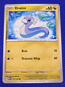 Dratini 147/165 Regular Common SV: Scarlet & Violet 151 Pokemon NM -- L32 - Image 1