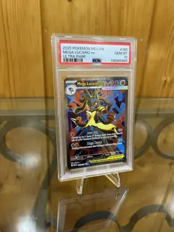 Pokemon Mega Lucario EX 160/132 Ultra Rare PSA 10 - Image 1