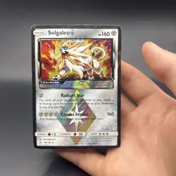 MP Pokemon TCG Solgaleo Prism Ultra Prism 89/156 Holo Rare - Image 1