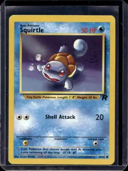 2000 Pokemon Team Rocket Squirtle #68/82 - Image 1