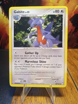 2007 Pokemon Mysterious Treasures Gabite #48 Extremely LP - Image 1