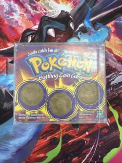 Vintage Pokemon Battling Coin Game 1998 Charizard, Dodrio, Ekans - Image 1