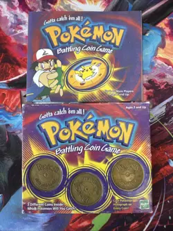 Vintage Pokemon Battling Coin Game 1998 Charizard, Dodrio, Ekans - Image 2