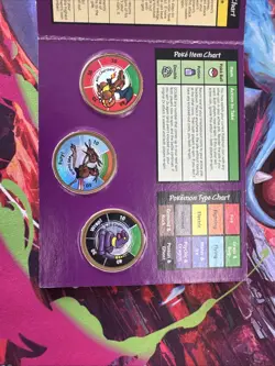 Vintage Pokemon Battling Coin Game 1998 Charizard, Dodrio, Ekans - Image 3