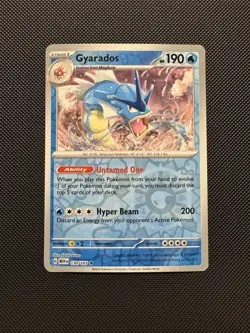 Pokemon TCG Gyarados 130/165 Sv: Scarlet & Violet 151 Reverse Holofoil Near Mint - Image 1