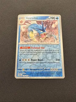 Pokemon TCG Gyarados 130/165 Sv: Scarlet & Violet 151 Reverse Holofoil Near Mint - Image 2