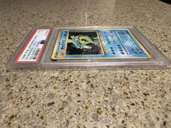1996 Pokemon Base Set Japanese No Rarity Symbol #130 Gyarados PSA 5 - Image 3